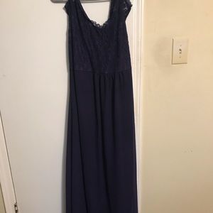 Blue ball dress